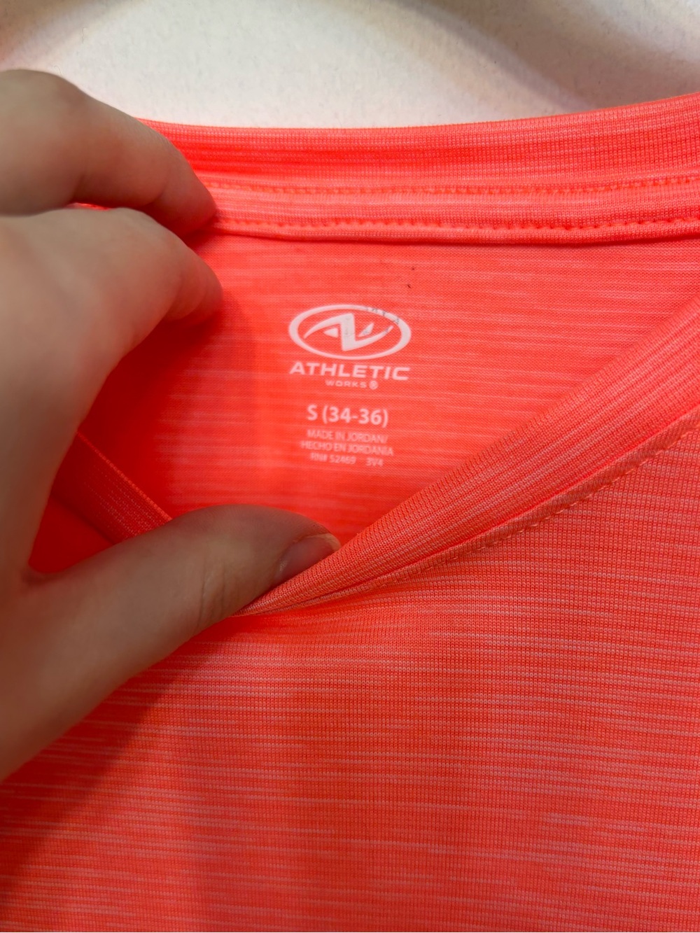 Athletic Works Coral DriWorks Performance Short Sleeve Tee Mens Small 34-36 NWOT - Picture 3 of 6